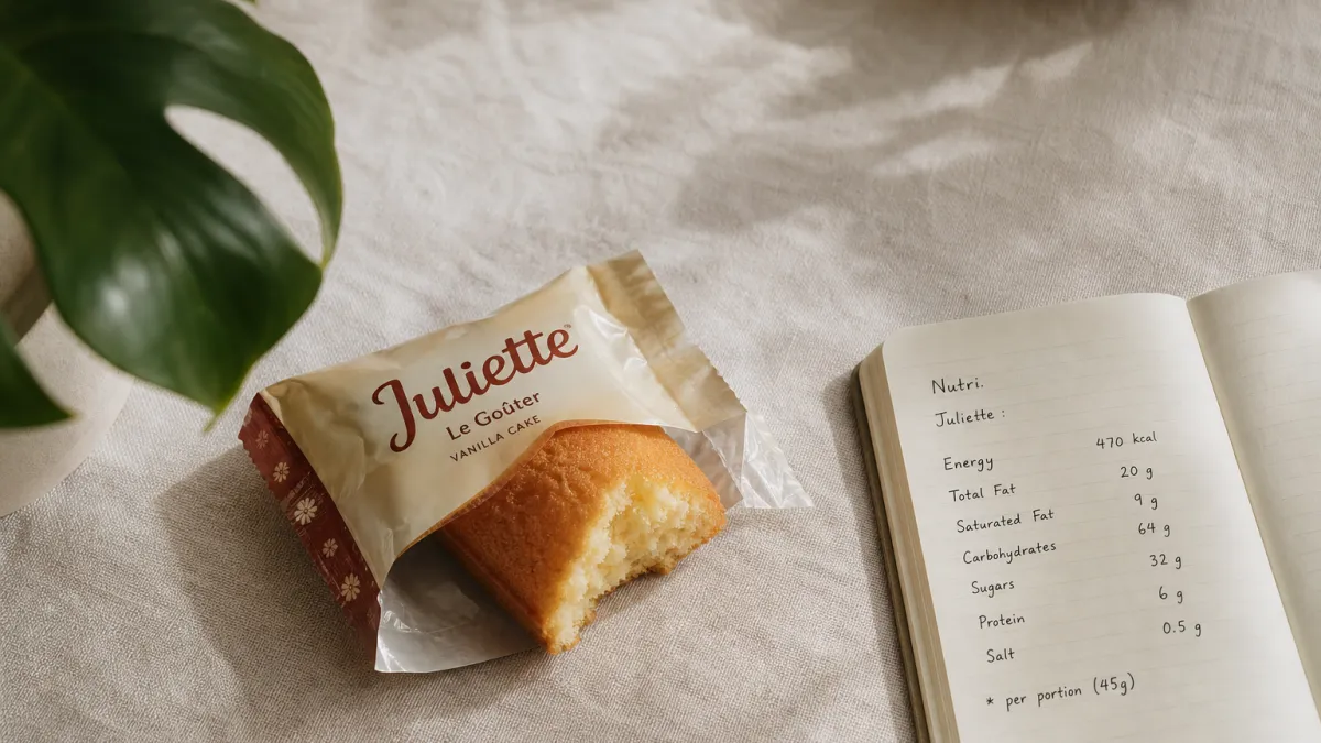Gâteau peu calorique industriel Juliette : notre avis complet